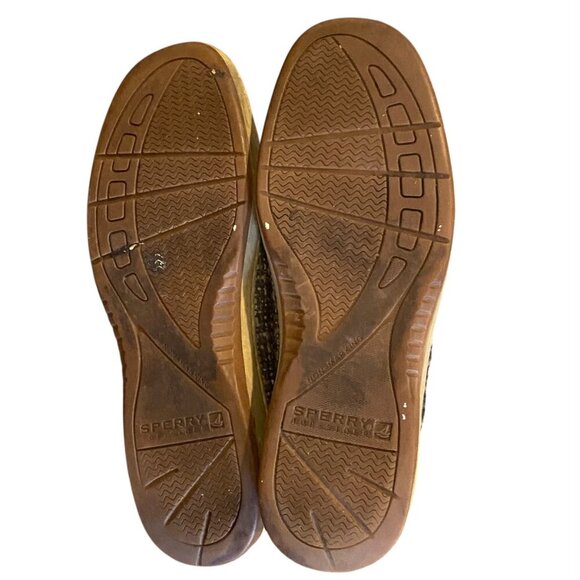 Sperry Topsider Angelfish Boat Shoe Black Leather Women's Sz 6.5M #309J - Picture 8 of 9